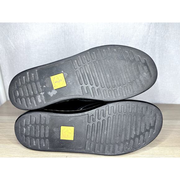 Doc Martens Sheridan Air Wair Black Leather Lace Up Combat Ankle Boots - Picture 9 of 10